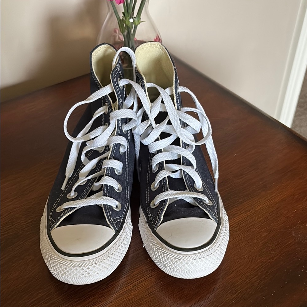 Black High-Top Sneakers